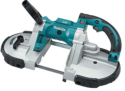 Makita XBP02Z 18V LXT - Sega a nastro portatile senza fili, agli ioni di litio, solo strumento