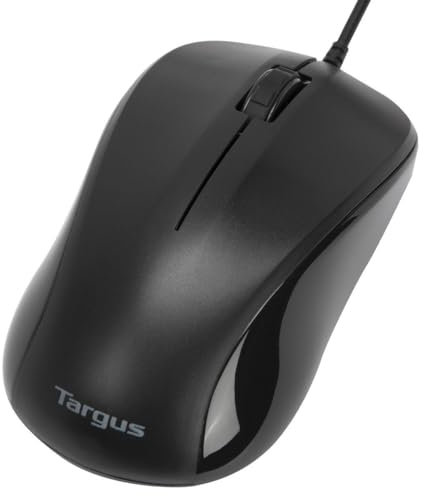 Targus AMU30EUZ- Ratón óptico USB con Adaptador PS/2, Color Negro