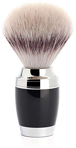 MÜHLE Rasierpinsel - Stylo Serie - Silvertip Fibre - Edelharz schwarz