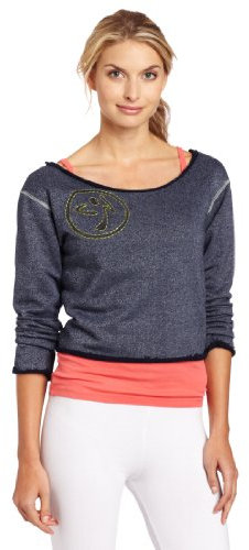 Zumba Suave - Sudadera para Mujer, Color Azul, Talla X-Small