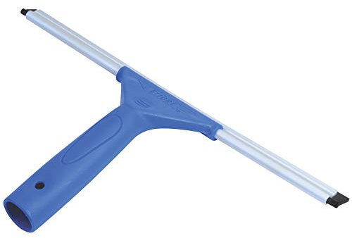 Ettore Window Squeegee, RubberPlastic, Blue, 6 inches
