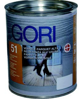 GORI 51 Vernice per legno PARQUET e SCALE in legno ***** SUPERIOR (opaco) 5 L.