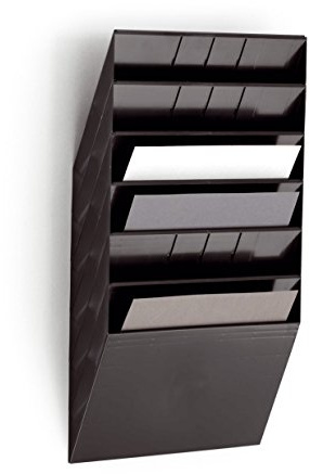 Durable - Flexiboxx 6 A4 Orizzontale, espositore da parete, f.to A4 orizzontale, 6 comparti, 348x620x95 mm, nero (cod. #1709785060)