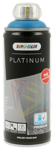 DUPLI-COLOR PLATINUM RAL 5015 himmelblau seidenmatt 400 ml Spraylack, schnelltrocknend, exzellente Deckkraft, hohe Ergiebigkeit, UV-beständig, lichtecht und langlebig