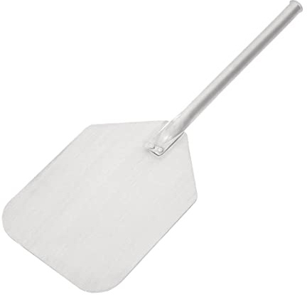 Vogue Pizza Peel Small with 9 x 6.75 inch Blade - Professional Aluminium Pizza Spatula with Long Handle F037