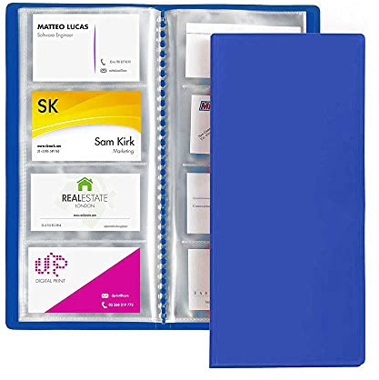 Favorit 100460546 Business Card Holder, Blue