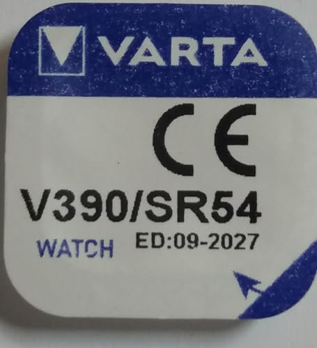 Varta V390/SR54 - Pila a bottone in ossido d'argento, 1 pezzo