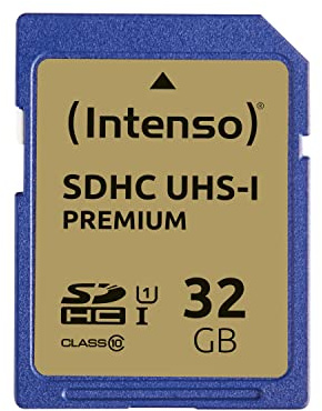 Intenso Premium SDHC UHS-I 32GB Class 10 Speicherkarte blau
