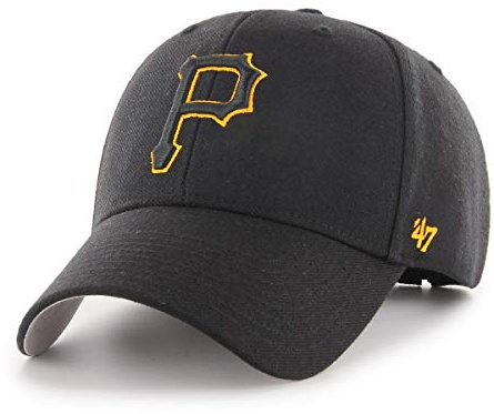 47 Brand Baseball Dad Cap Pittsburg Pirates Schwarz B-MVP20WBV, Schwarz, One Size