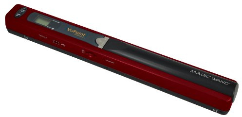 VuPoint PDS-ST415R-VP Magic Wand Hand Scanner - Red