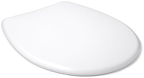 TATAY Toilettendeckel Universal | Ideal als Ersatz | Schnell abnehmbar, leichte Reinigung | Thermoplast | Einfache Befestigung | Ovale Form – Modell Standard – Weiß