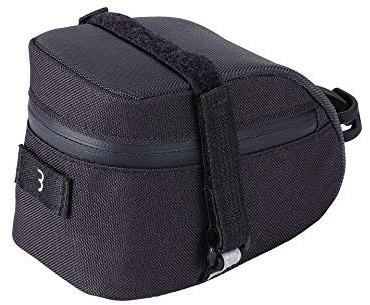 BBB Cycling Fahrrad satteltasche für universal bander fur einfache Montage auf Mountainbike Rennrad und citybike, Sattle tasche, Universal Saddle bag, BSB-31 Easypack, Schwarz, Medium (640 cm3)
