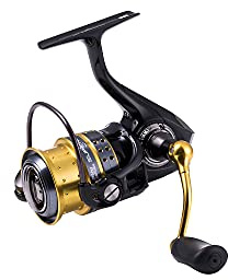 Abu Garcia Superior - Carrete Giratorio, Carrete de Pesca, carretes giratorios, Pesca de depredador, Lucio, Perca, lucioperca, Trucha, Unisex, Negro/Dorado, años 2000