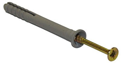 Nail Dowels Countersunk Phillips PZ2 with Impact Protection, Überdreh and Impact Safety 8X100 (Pack of 50)