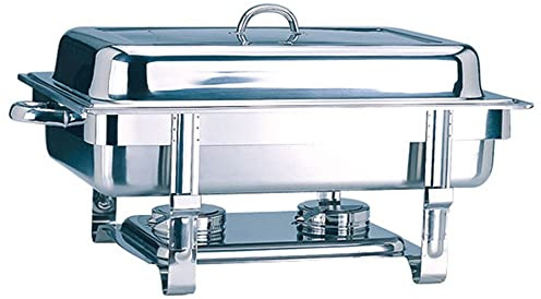 García de Pou 433.96 Chafing Dish Gastronorm 1/1 9 L, 63 x 35.5 x 27.3 Cm, Plateado