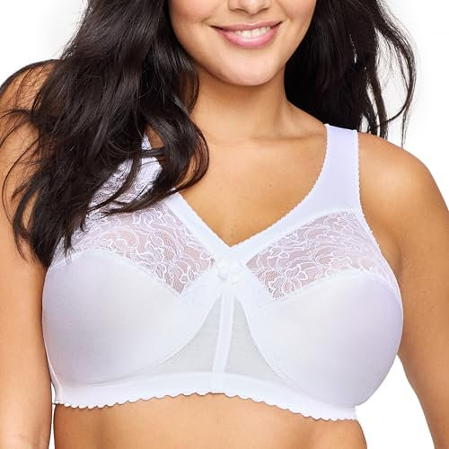 Glamorise Damen 1000 Full Coverage Bra, Weiß, 105H EU