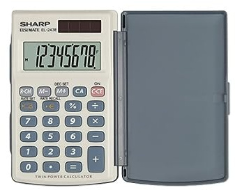 Sharp EL 243 E miniräknare