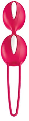 Fun Factory SMARTBALLS DUO - Palline vaginali bianco/rosso