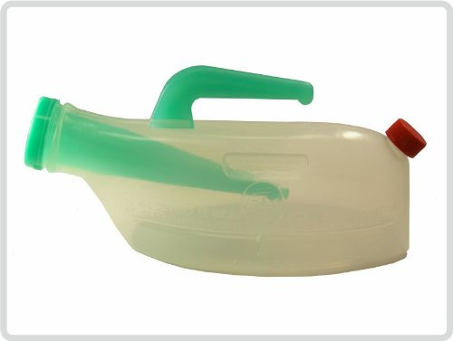 Urinflasche auslaufsicher, 2 Liter, milchig, autoklavierbar mit Henkel *Top-Qualität zum Top-Preis*