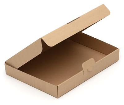 Boîtes aux courriers Maxi KK Verpackungen | 100 pièces, 305 x 220 x 44 mm Boîtes d'expédition Maxibrief en marron | Boîte pliante pour l'expédition de marchandises