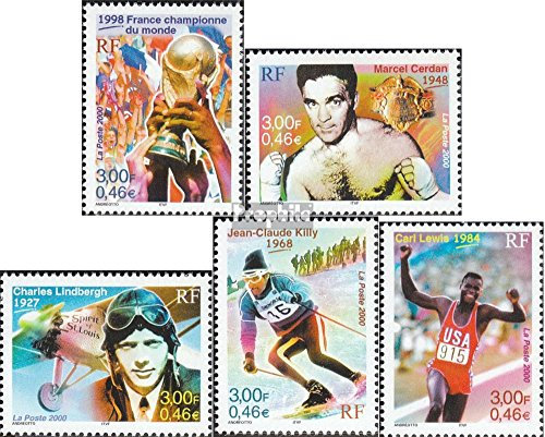 Prophila Collection Frankreich 3453-3457 (kompl.Ausg.) postfrisch ** MNH 2000 Sportliche Ereignisse (Briefmarken für Sammler) Kampfsport (Boxen/Fechten/Ringen/Karate …)