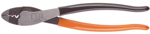 Sta-Kon WT111M Wire Crimping Pliers for Installing A, B, C, PT Non-insulated Terminals and Splices, Includes Wire Cutter