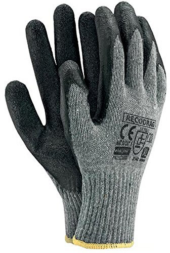 Arbeitshandschuhe 12 Paar Latexbeschichtung Gr. 9-11 Sicherheitshandschuhe Latex Handschuhe Schutzhandschuhe Arbeitsschutzhandschuhe Montagehandschuhe (10)