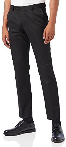 Classic Collection Pantalon de bureau pour homme, Noir , 34W / 29L