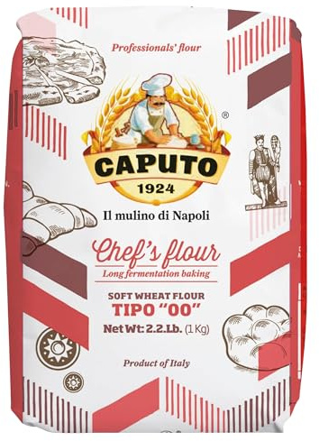 Antimo Caputo Chef's Flour 2.2 LB - Italian Double Zero 00 - Soft Wheat for Pizza Dough, Bread, & Pasta