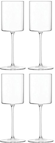 LSA International OF02 Otis, calice da vino bianco, 240 ml, Trasparente, Confezione da 4