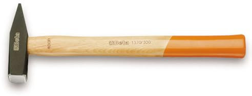 Beta 1370, Martillo Alemán 500, Herramienta Profesional para Mecánicos, Martillo de Trabajo con Mango de Madera Resistente, Diseño Ergonómico