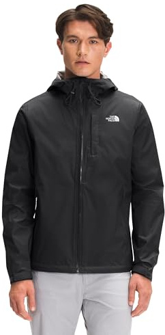 The North Face Women's Venture 2 Jacket - Waterproof & Windproof Hooded Raincoat, Adjustable Hood, Breathable Pit-Zips, TNF Black, Medium