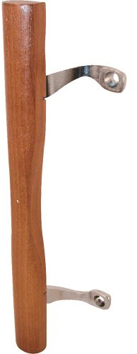 Prime-Line C 1034 Sliding Patio Door Wood Pull, Chrome Plated Brackets (Single Pack)