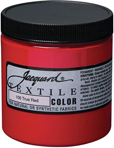 Jacquard Textile Paint 8 Oz True Red
