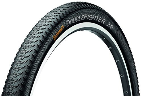 Continental Double Fighter III Reflex 1.9 Sport Fahrradreifen, Schwarz, One Size