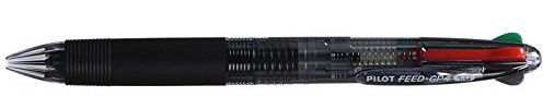 Pilot 4-farbiger Kombi-Kugelschreiber, Schwarz