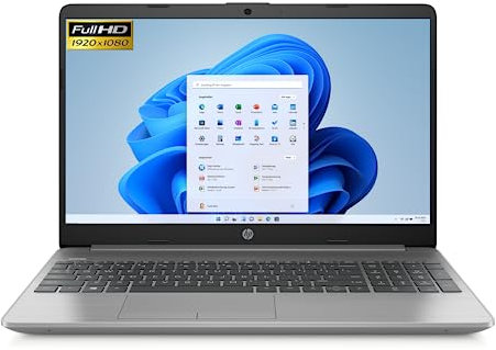 HP 250 G10 Notebook 15,6 Intel i3-1315U @4,5GHz 8GB DDR4 512GB NVMe SSD IPS FHD Windows 11 Laptop, Silber //Notebooktasche