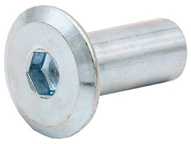 250 Hülse tuercas M8 x 23 Hexágono Interior Acero galvanizado redondo tuercas 280st8 X 20I