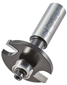 Trend Trade Biscuit Jointer Router Cutter, 1/2 Inch Shank, 37.2mm Cut Diameter, Tungsten Carbide Tipped, TR35X1/2TC