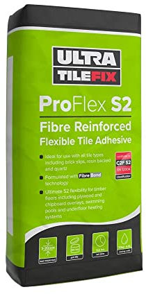 Proflex S2 - Flexible Fibre Reinforced Tile Adhesive (White)