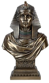 Art Deco-stil egyptisk farao byststaty
