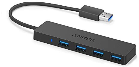 Anker USB Hub, 4-in-1 USB Splitter, 4 USB-A Ports with 5Gbps Data Transfer