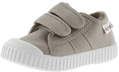 victoria Sneaker Unisex 1915 Tela & Doppia Chiusura A Strappo & Punta Rinforzata 136606 per Bambini Beige 29