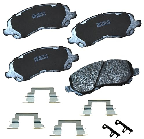 Bendix Premium SBC866 Ceramic Front Brake Pads for Select Models Chrysler 200,Cirrus,Sebring,Dodge Avenger,Caliber,Stratus,Jeep Compass,Patriot,Mitsubishi ASX,Eclipse,Galant,Lancer,Outlander