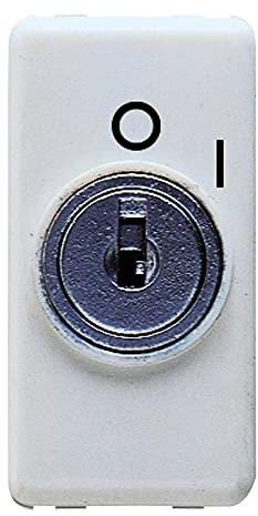 Gewiss system - Interruptor bipolar 250v 10a system con llave