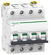 Disjoncteur 4 pôles - 40A - Courbe C