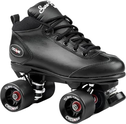 Sure-Grip Cyclone Roller Skate Black Mens 9 / Ladies 10
