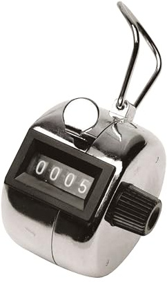 Q-Connect Tally Counter Chrome