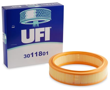 UFI Filters, Filtro Aria 30.118.01, Filtro Aria per Ricambio, Adatto a Auto, Applicabile su Diversi Modelli Fiat e Lancia