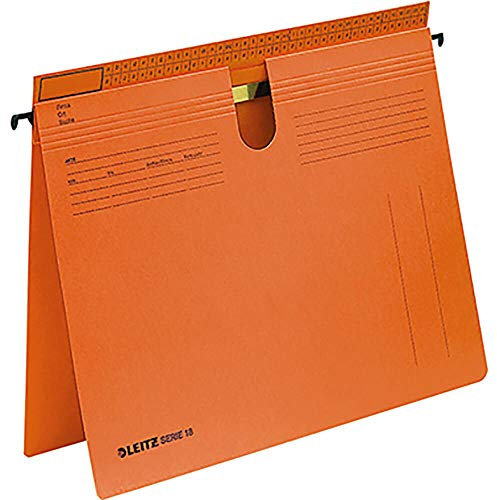 Leitz Hängehefter SERIE 18, kfm. und Amtsheftung, Manilakarton, orange, 50 Stück